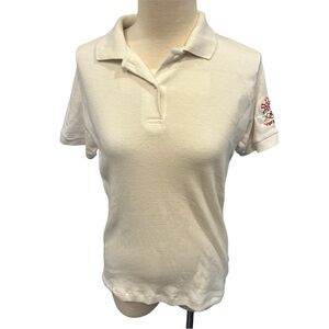 VINTAGE Calgary 1988 Olympic Winter Games White Polo (M)